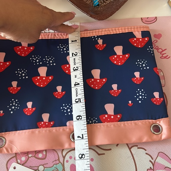 🍄Binder Pouch Cute Mushrooms 🍄 Use for Makeup Storage too Travel 🍄 - Picture 2 of 5
